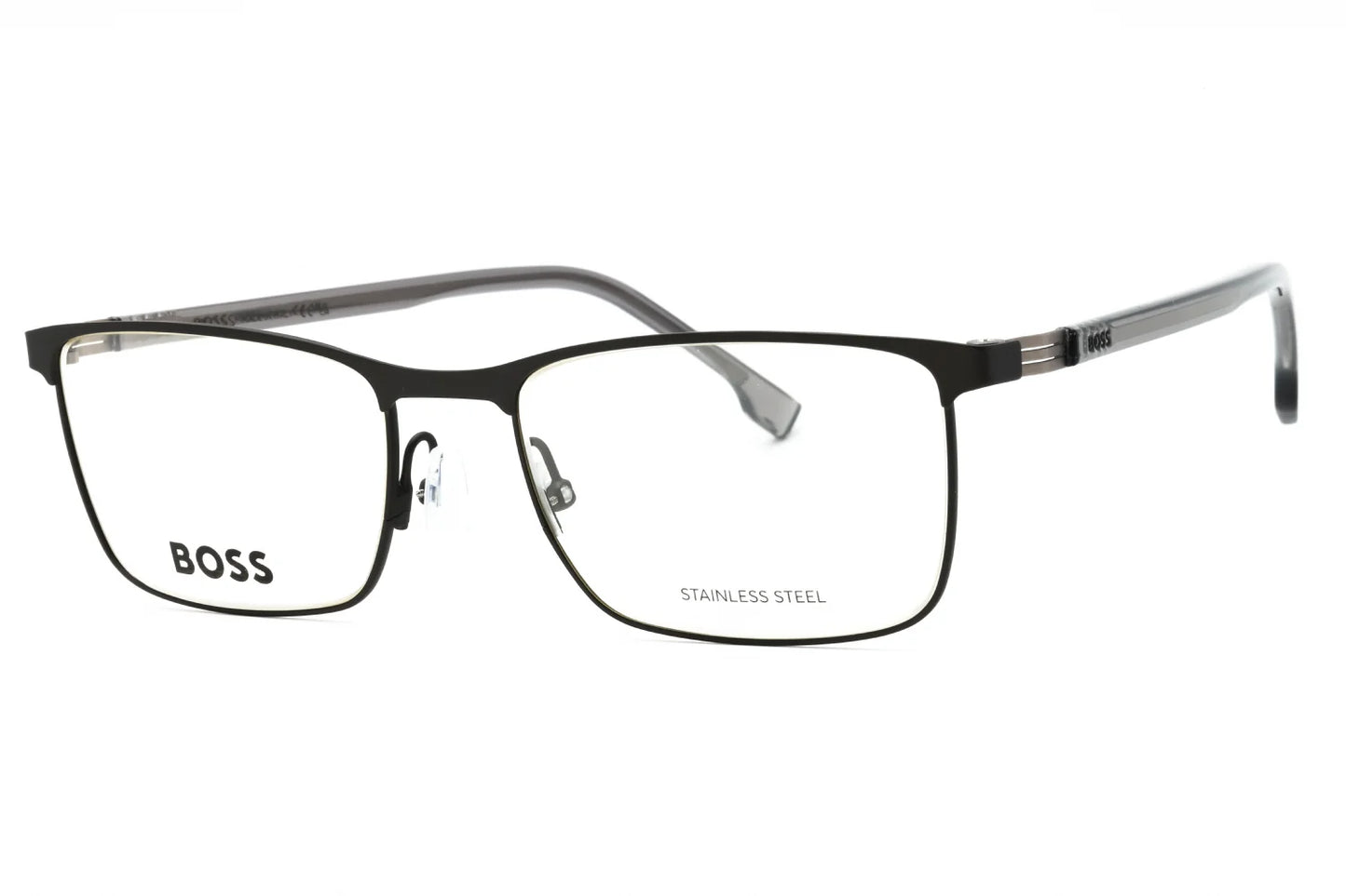 Hugo Boss Eyeglasses - MT RUT BLACK/Clear demo lens 54X18X150 - BOSS 1637 0SVK