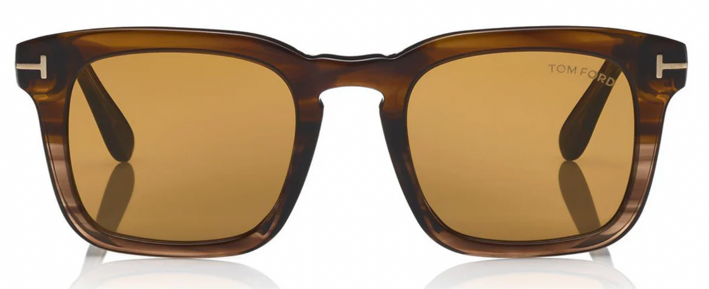 Tom Ford Dax TF0751 Sunglasses – Chocolate Brown 55E