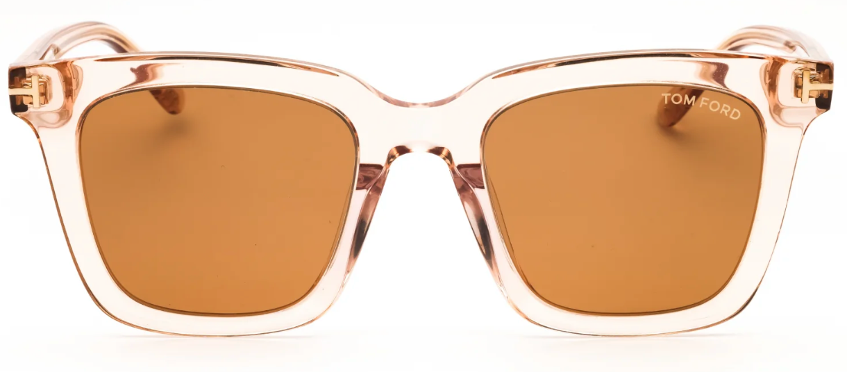 Tom Ford FT0970-K 72E Sunglasses – Shiny Pink Frame / Brown Lenses