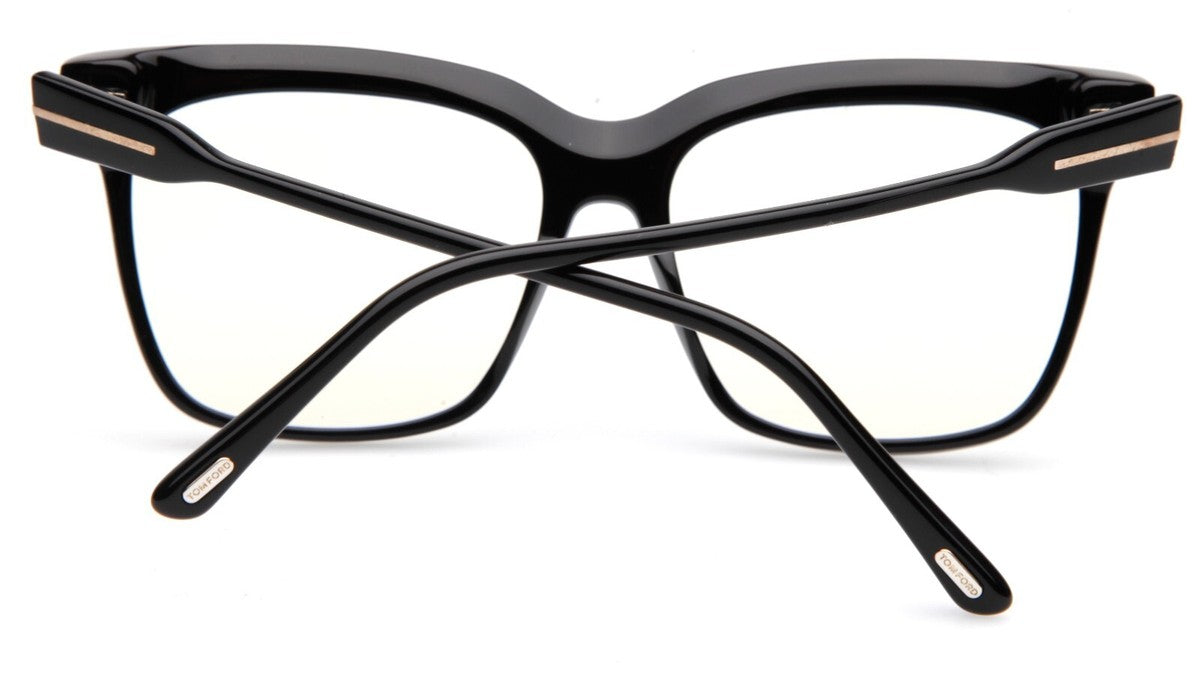 Tom Ford TF5768‑B 001 Eyeglasses – Shiny Black (54‑15‑140)