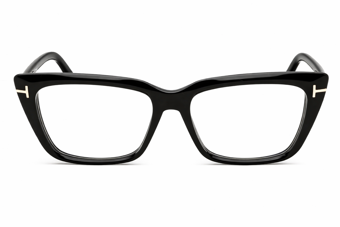 Tom Ford FT5894-B Shiny black | Chic Black Cat-Eye Eyeglasses