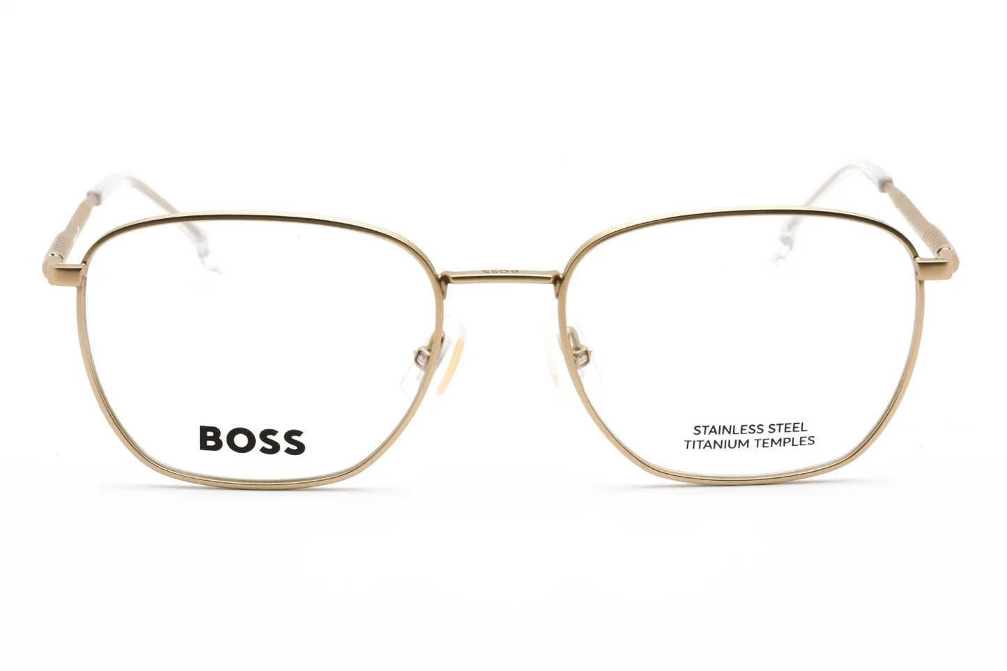 Hugo Boss Eyeglasses - Matte Gold / Clear Lens 55X19X145 - BOSS 1415 OAOZ