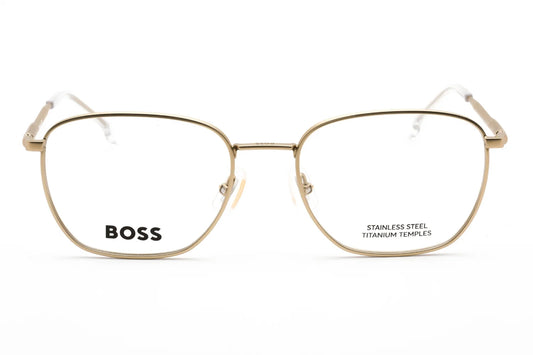 Hugo Boss Eyeglasses - Matte Gold / Clear Lens 55X19X145 - BOSS 1415 OAOZ