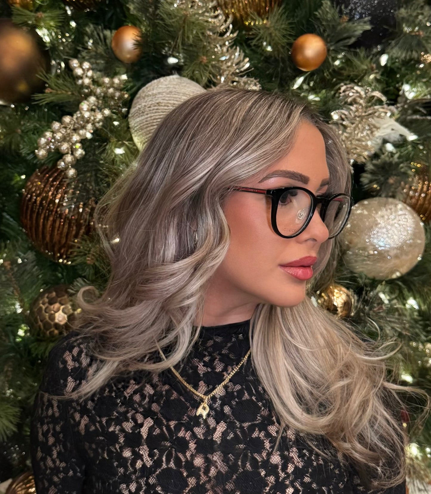 Gucci GG1106/F MJ9 145 Optical Glasses – Oversized Round Frame