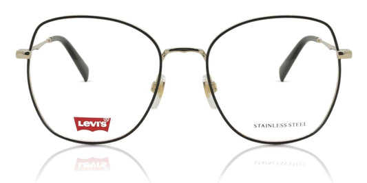 Levis Eyeglasses - BLACK/Clear demo lens 52X18X145 - LV 5023 0807
