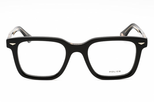 Police Eyeglasses - Shiny Black / Clear - VPLG80V