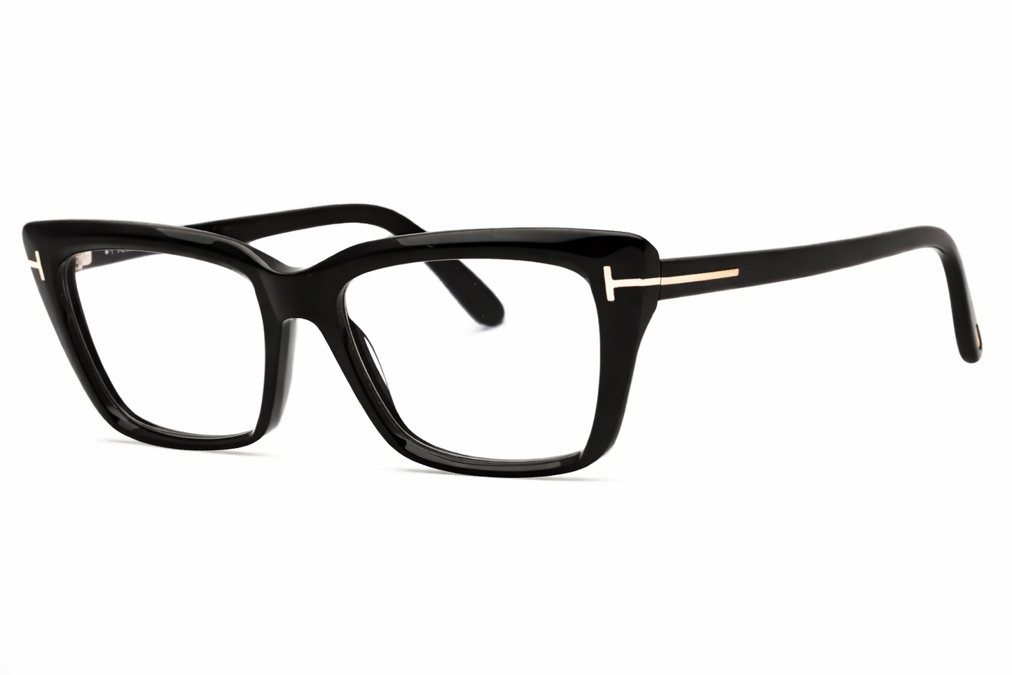 Tom Ford FT5894-B Shiny black | Chic Black Cat-Eye Eyeglasses