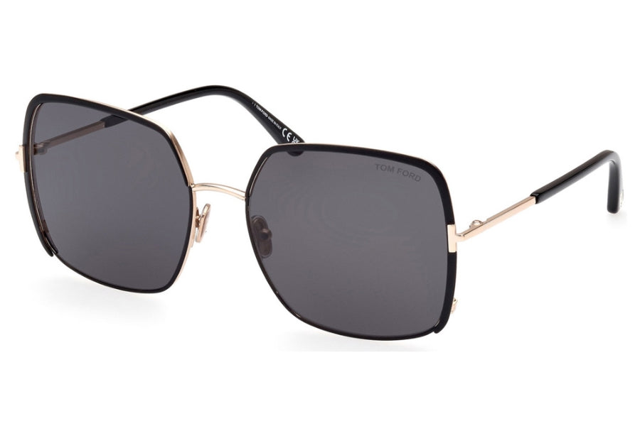 Tom Ford Sunglasses FT1006 mate black smoke