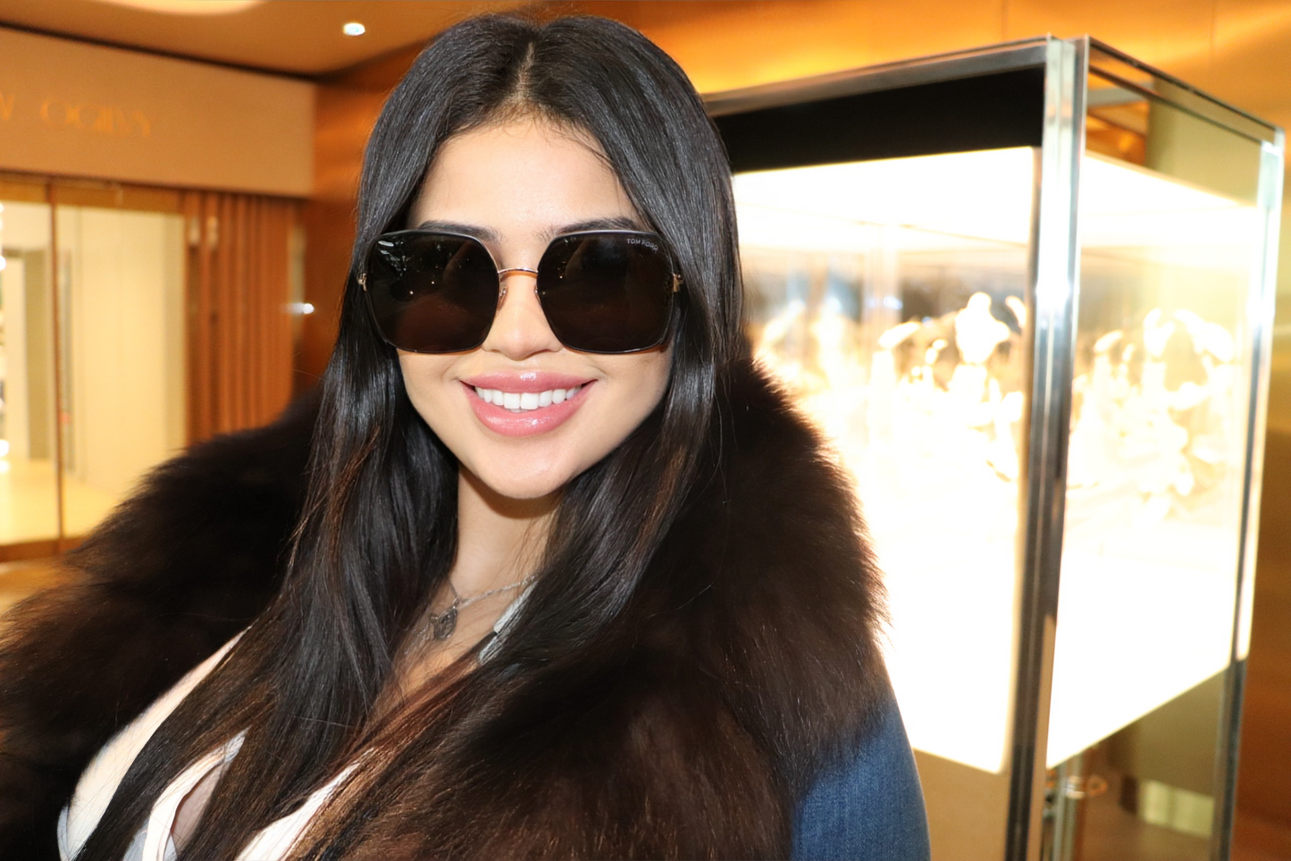 Tom Ford Sunglasses FT1006 mate black smoke