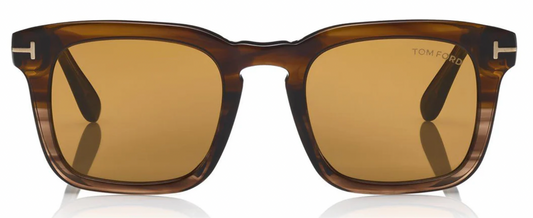 Tom Ford Dax TF0751 Sunglasses – Chocolate Brown 55E