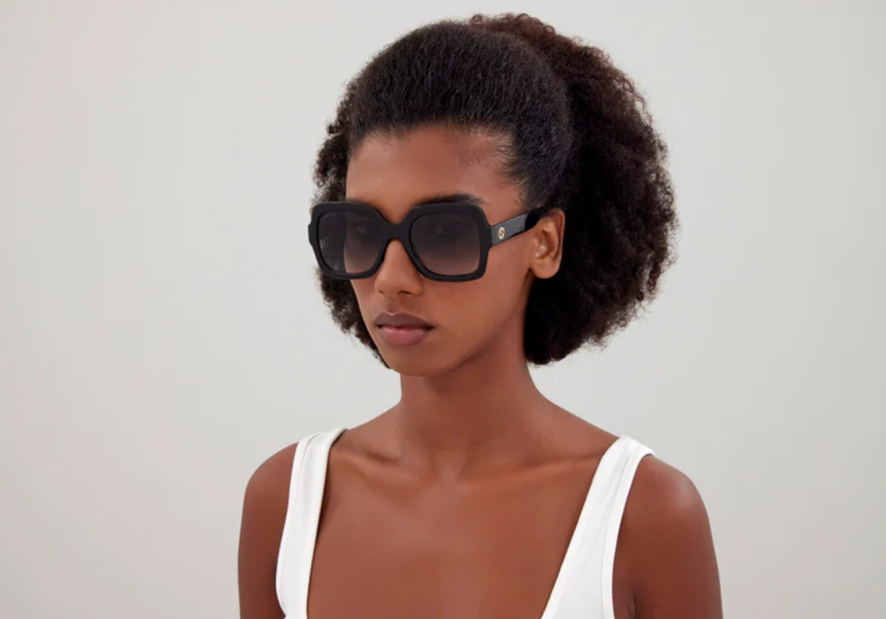 Gucci GG1337S 001 Black Oversized Sunglasses