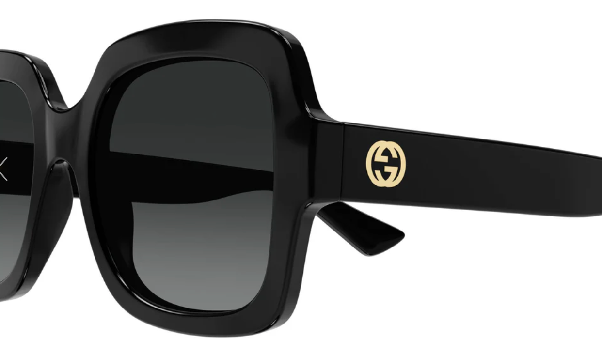 Gucci GG1337S 001 Black Oversized Sunglasses