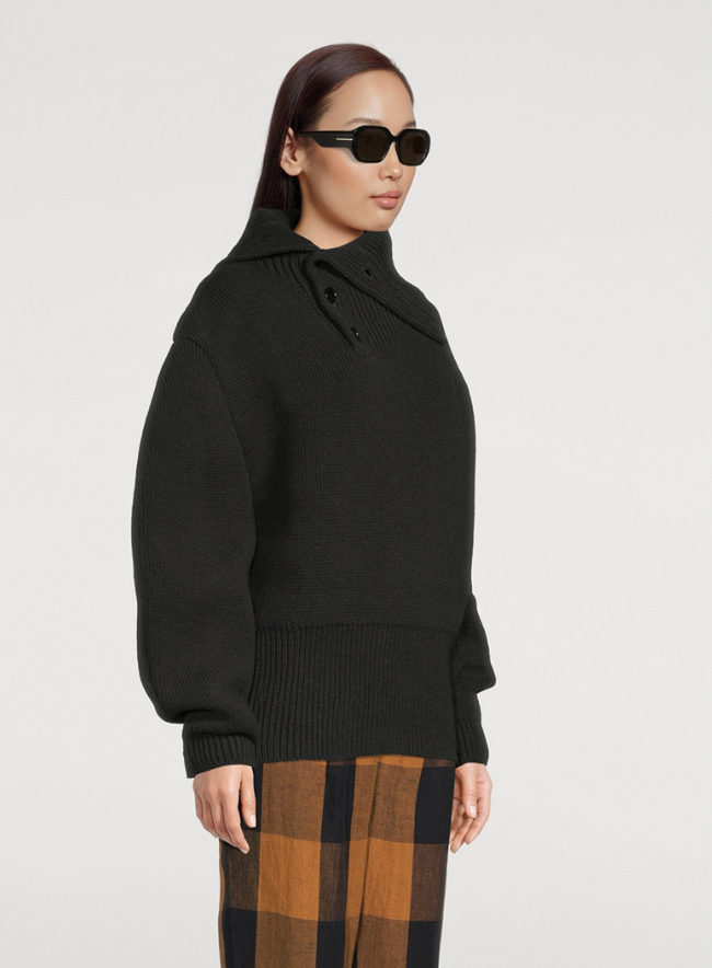 Lunettes de soleil Tom Ford Veronique‑02 FT091701A Noir / Fumé