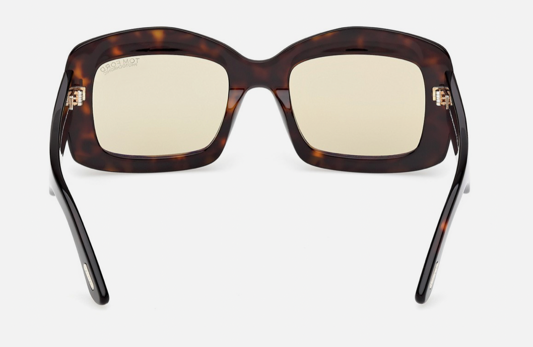 Tom Ford Venetia FT1218 52E Sunglasses – Dark Havana Frame / Brown Lenses