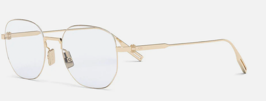 Dior NeoDior O S4U B000 Eyewear – Gold Round