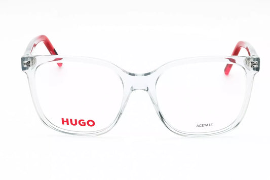 Hugo Eyeglasses - GREY RED/Clear demo lens 52X17X140 - HG 1266 0268
