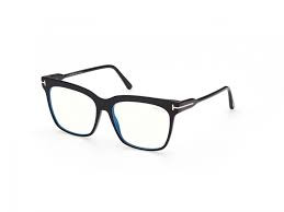 Tom Ford TF5768‑B 001 Eyeglasses – Shiny Black (54‑15‑140)